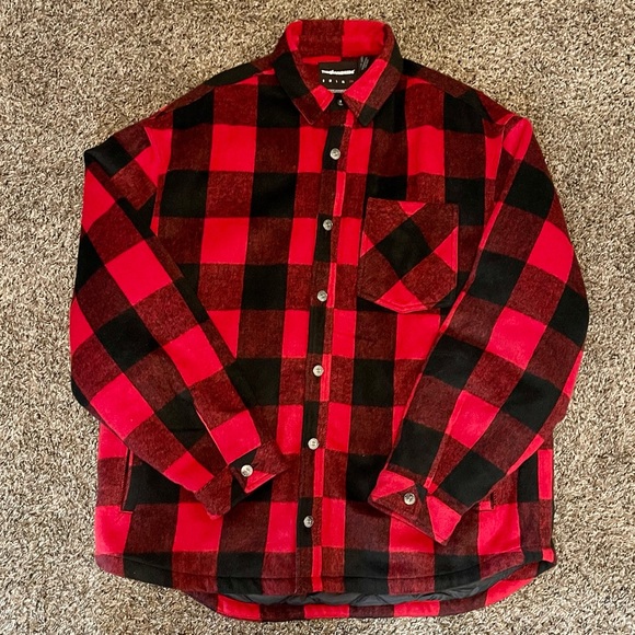 The Hundreds Other - Preowned The Hundreds Buffalo Check Jacket (XXL)